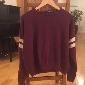 Brandy Melville maroon sweater